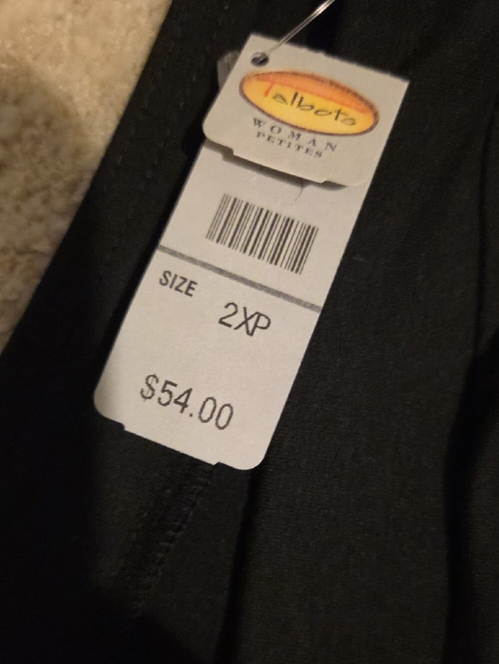 Talbots Black Wide-Leg Capris - Picture 3 of 5